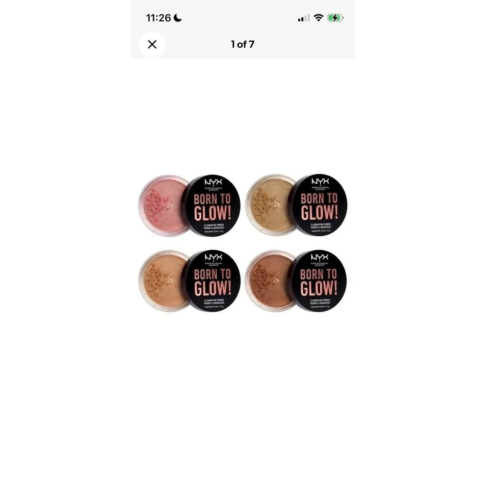 NYX Born To Glow Illuminating And Bronzing Loose Powder BTGIP02 Ultra Light Beam
